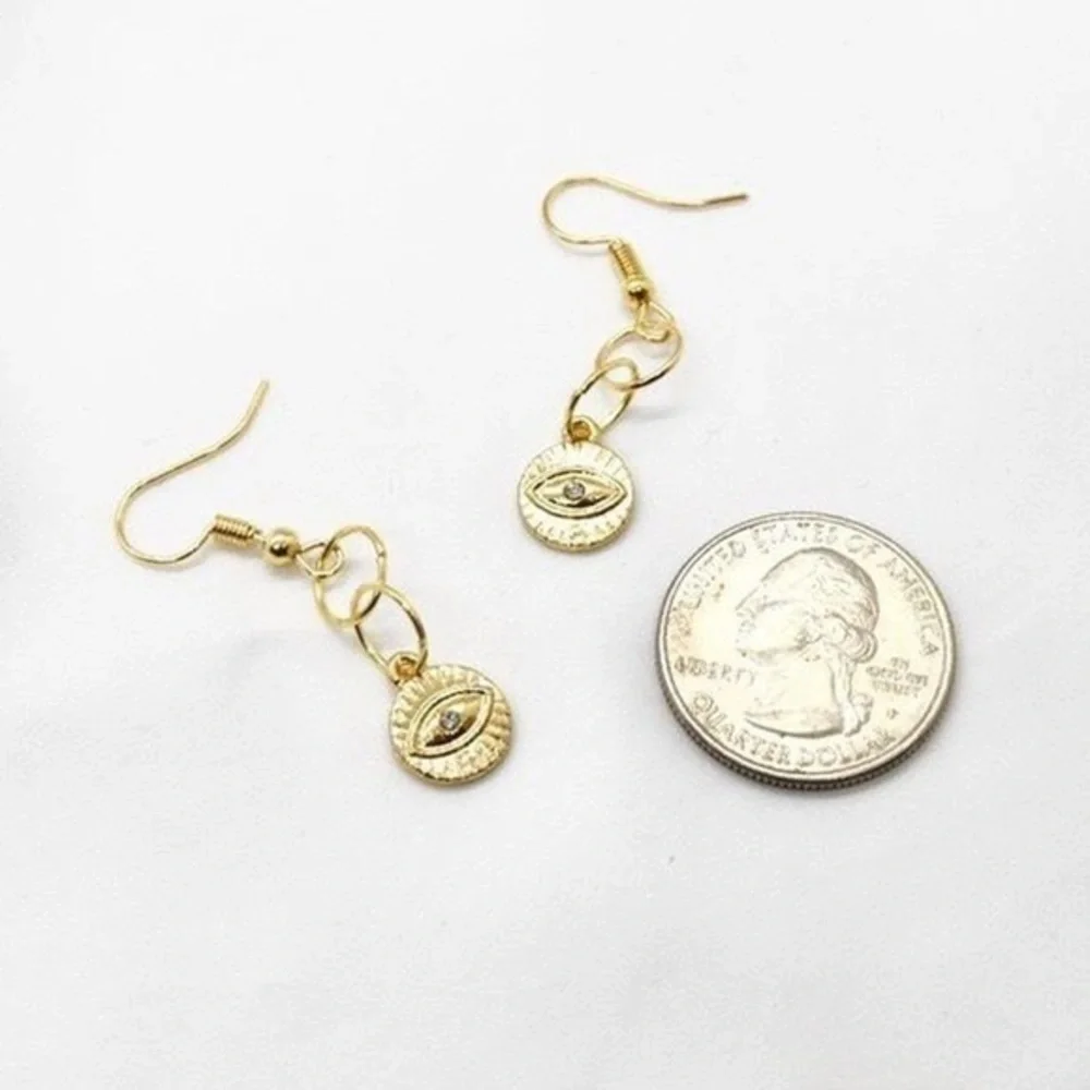 Dainty Eye Drop Earrings